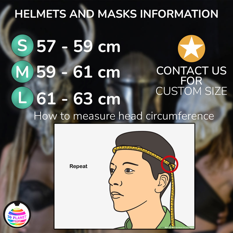 MandoBoba Helmet / Custom Painted Bounty Hunter Helmet