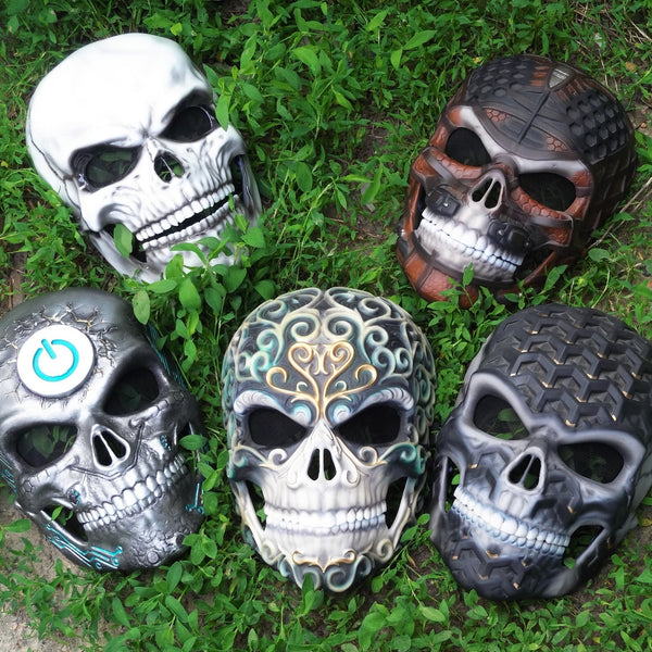 Human Skull Mask Collection / Unique Cosplay Masks for Halloween