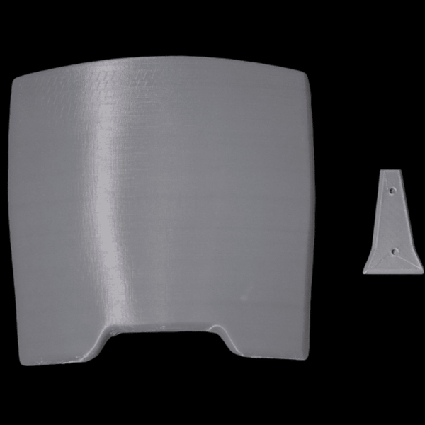 Mandalorian Back Armor Raw Kit 3D Print