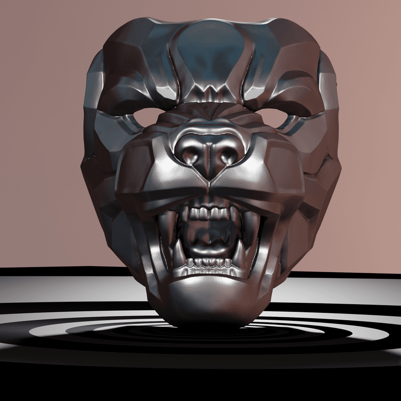 Panther Mask 3D Model STL files