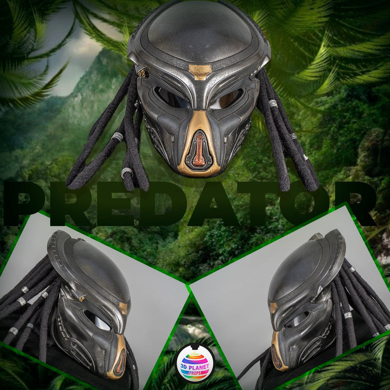 Predator Mask-Helmet Black