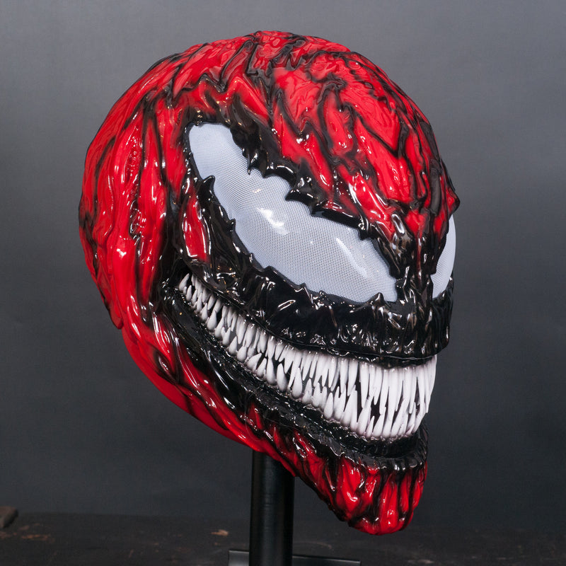 Custom Carnage Helmet-Mask Red&Black