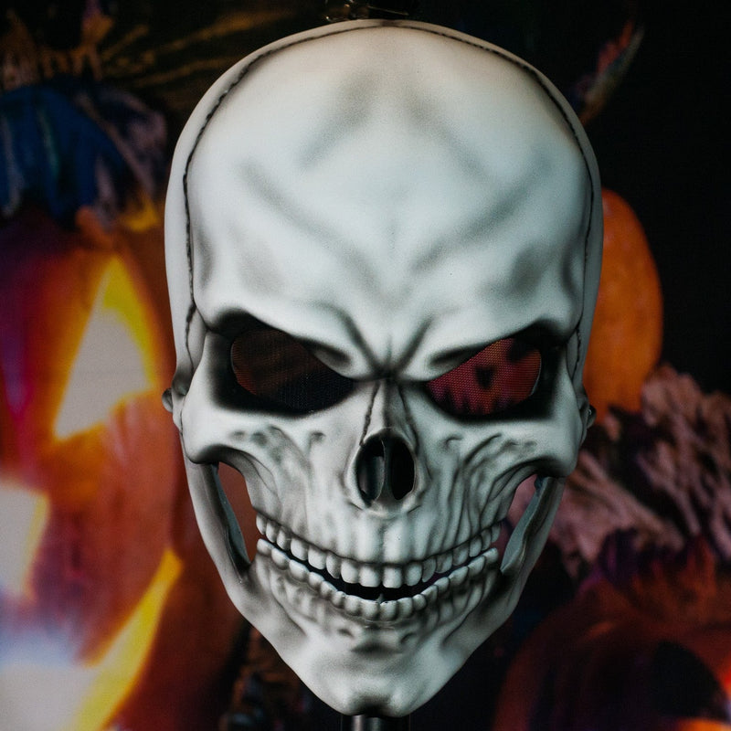 Skull Mask with Moving Jaw