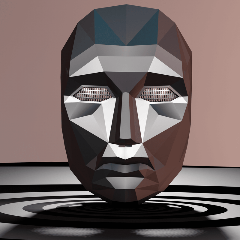 Front Man Game Mask 3D Model STL files