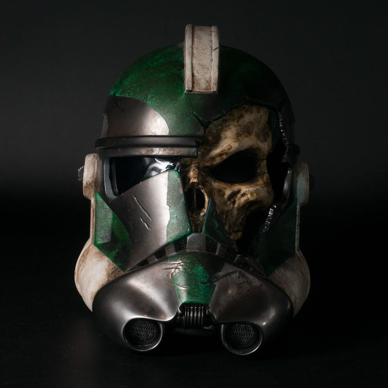 Custom Zombie Clone Trooper Helmet