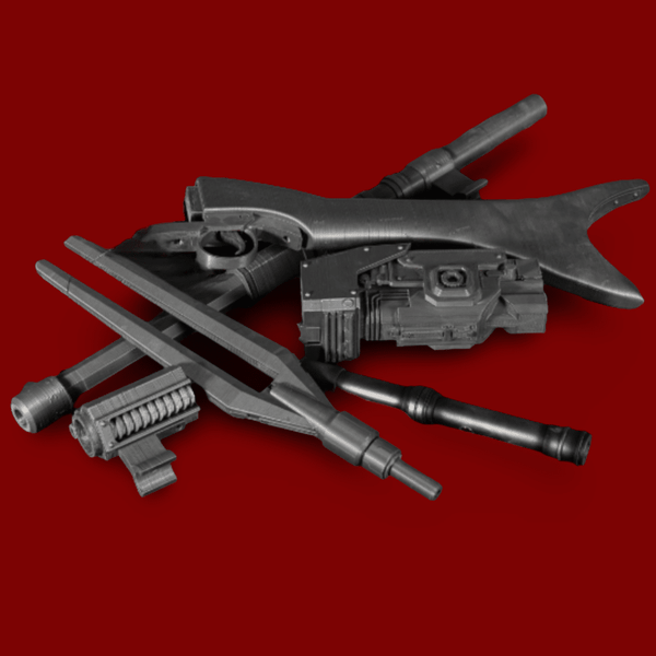 Mandalorian Rifle Raw Kit 3D Print
