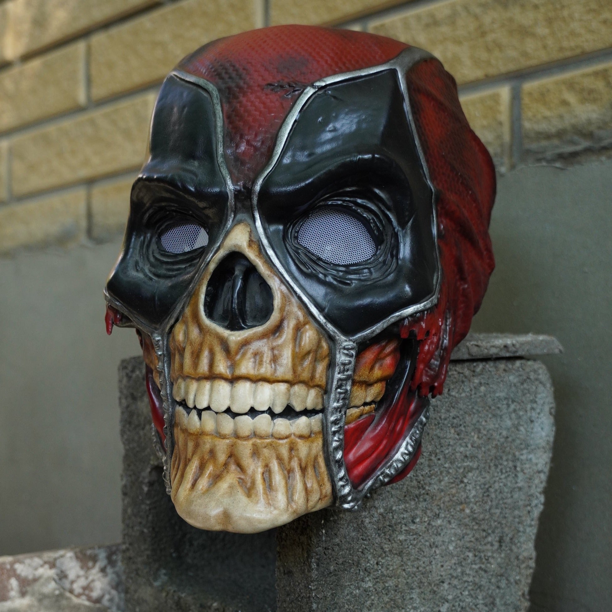 Merc Skull Mask / Zombie Helmet / Undead Cosplay