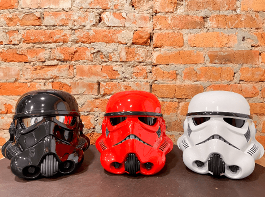 Crimson Stormtrooper Helmet / Magma Trooper / Red Stormtrooper helmet