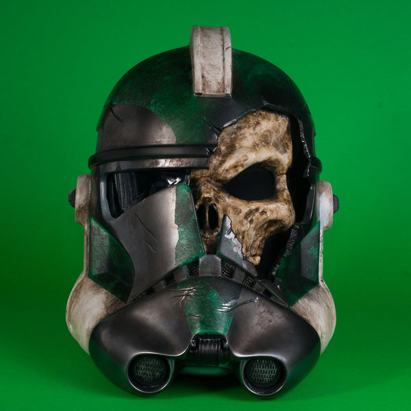 Custom Zombie Clone Trooper Helmet