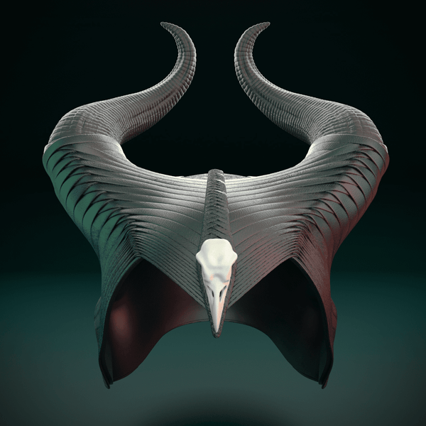 Maleficent Helmet 3D Model STL file