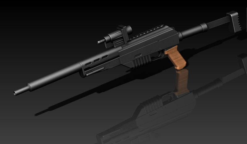 Marshall Rifle Blaster 3D model STL file