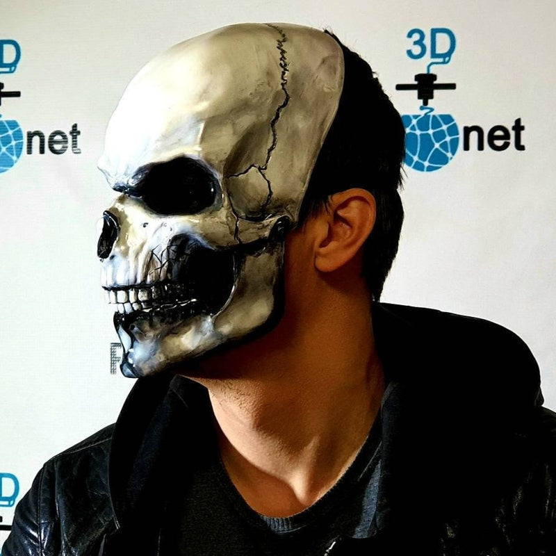 Skull Mask with moving jaw