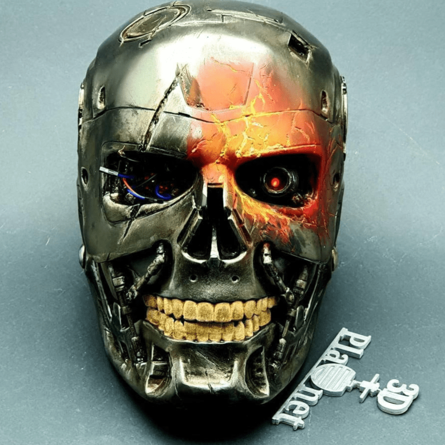 T-800 Terminator Skull Cosplay Helmet - 3d Planet Props T-800 Terminator Skull Cosplay Helmet - 3d Planet Props