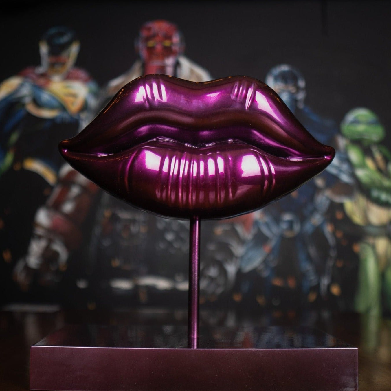 Lips Interior Decor Art Deco