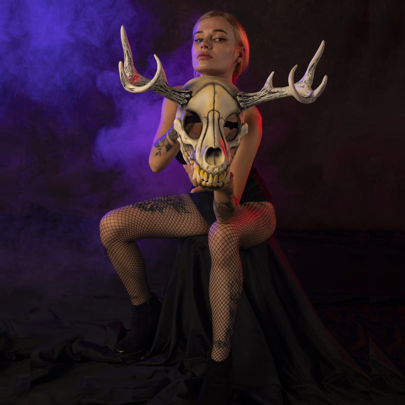 Deer Skull Wolf Mask / Wendigo Cosplay Mask