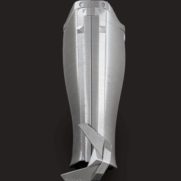 Mandalorian Right Shin Armor Raw Kit 3D Print