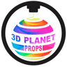 logo of 3D Planet Props - cosplay costumes, armor, leather, helmets, masks