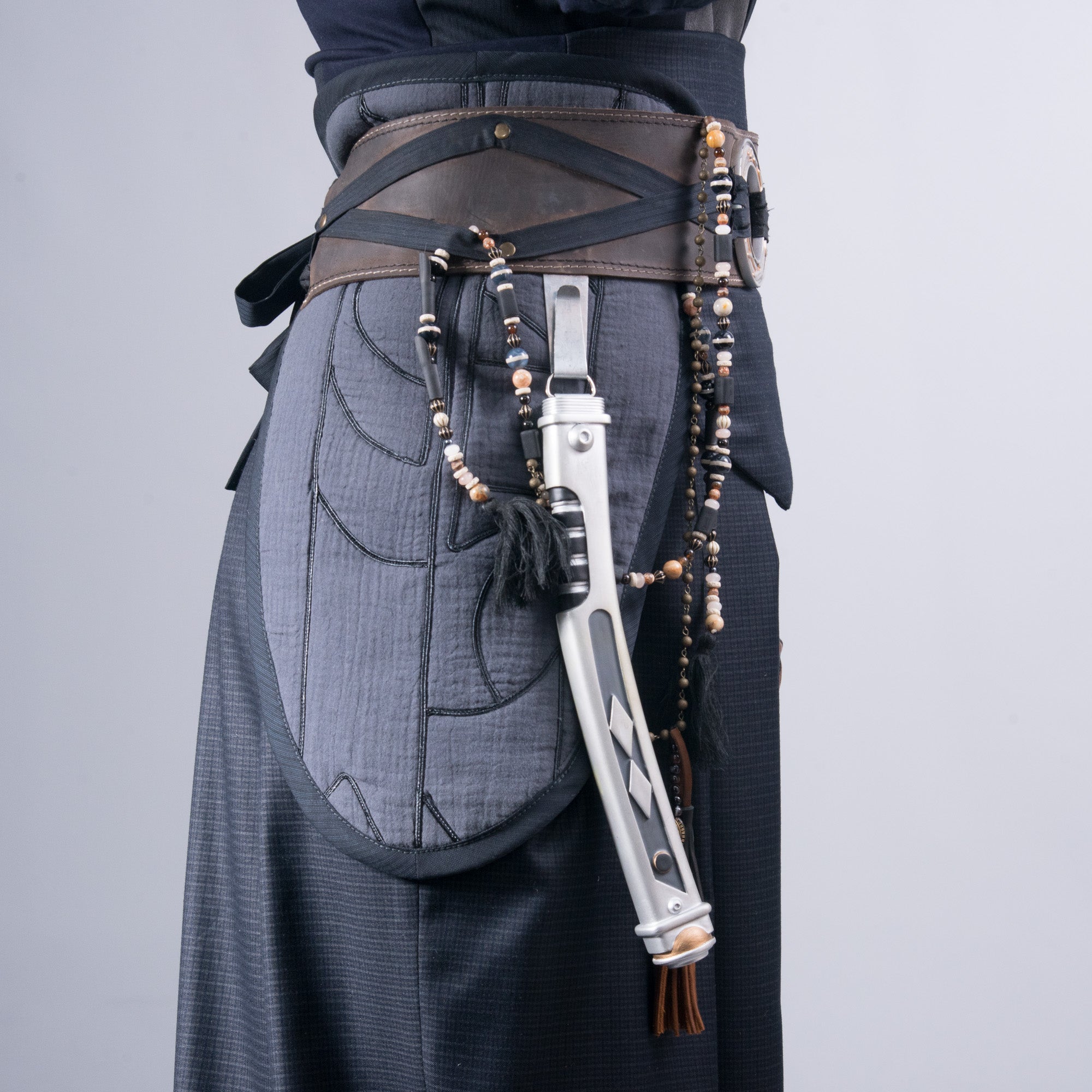 Ahsoka Tano Leather Set Belt, Fingerless Gloves and Padawan Braid