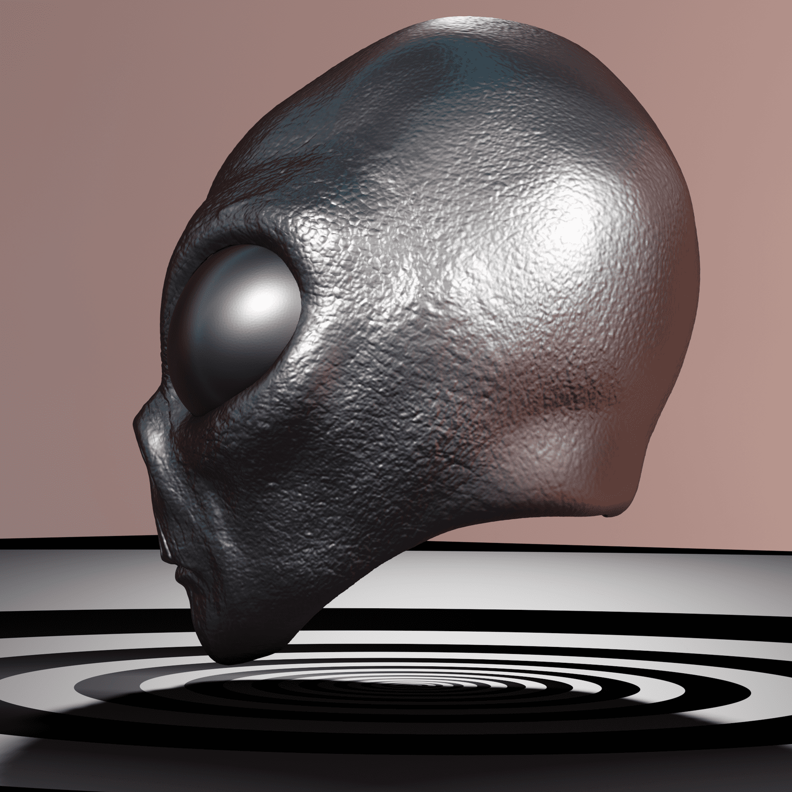 Alien Mask 3D Model STL files