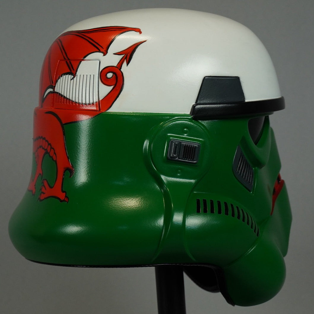 Customized Stormtrooper Helmet with Unique Design