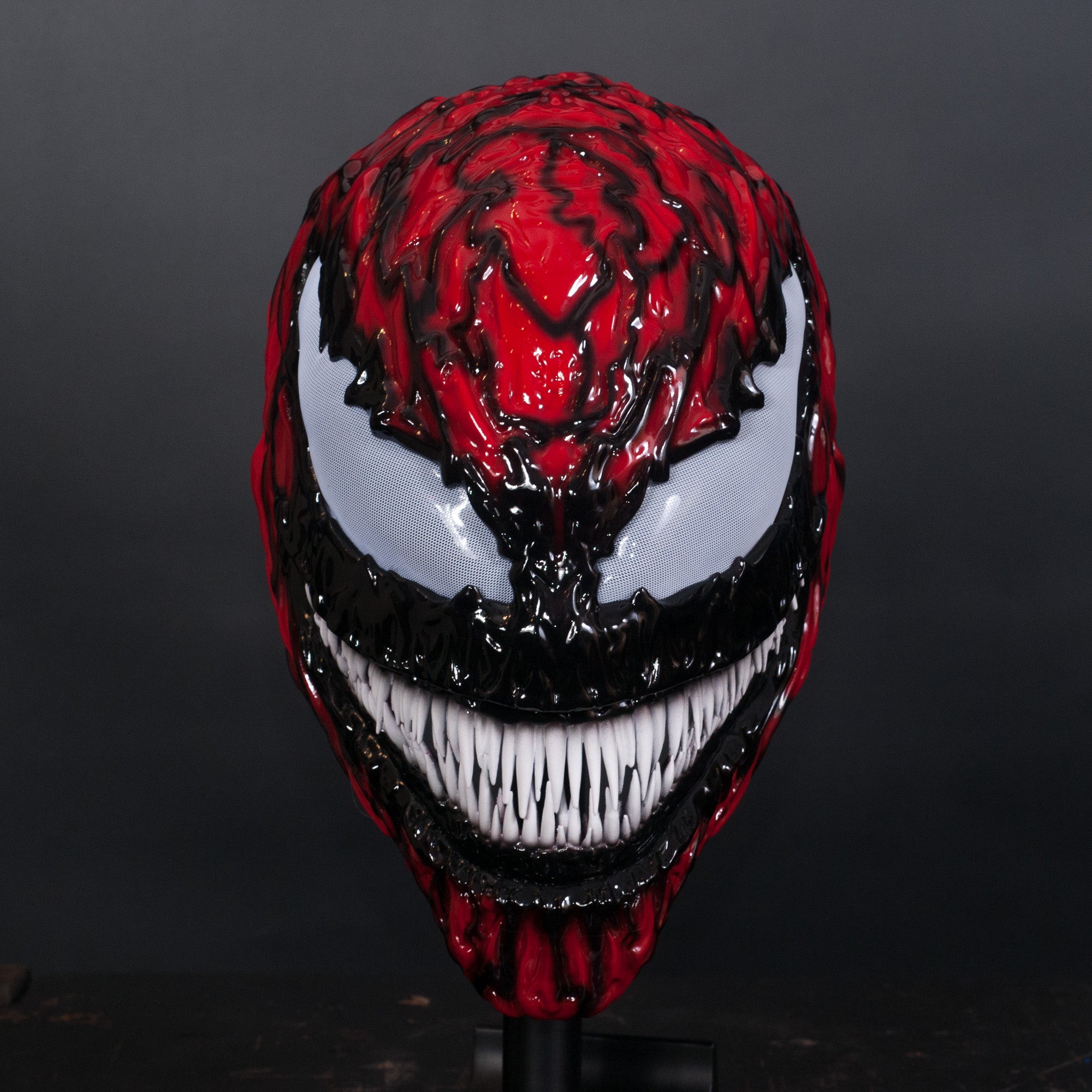 Custom Carnage Helmet-Mask Red&Black