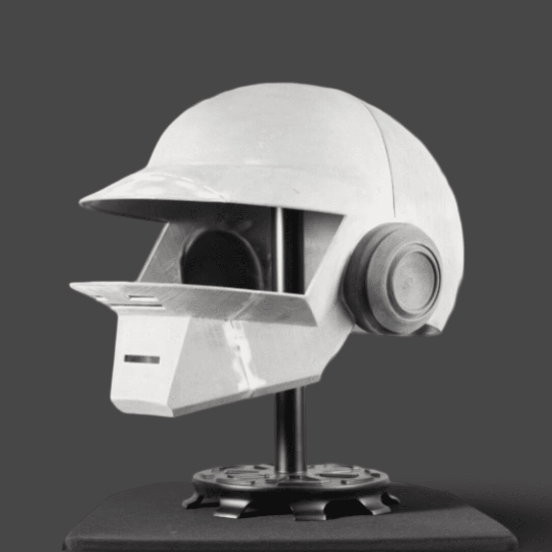 Daft Punk Helmet Raw Kit 3D Print