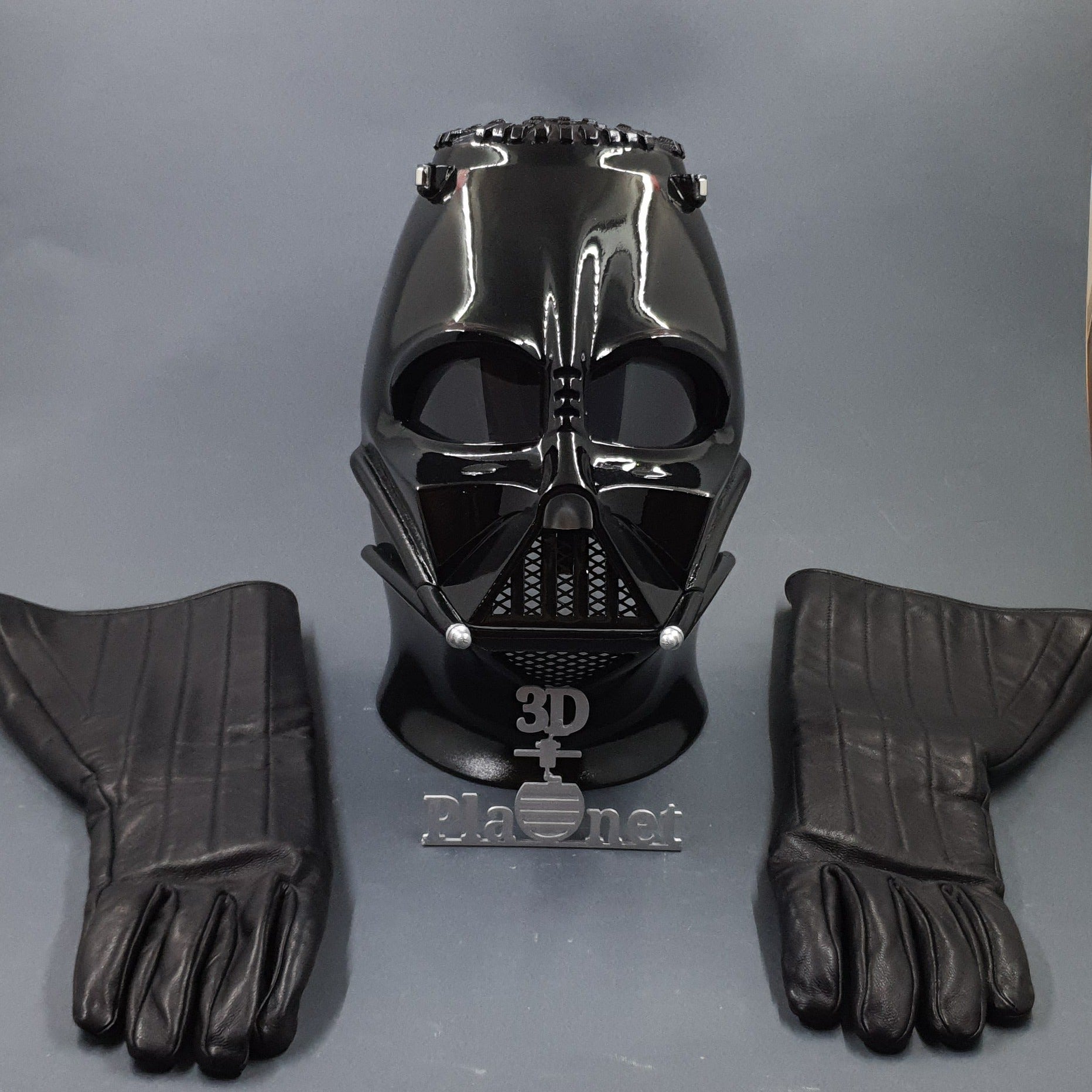 Dark Vader Helmet, Cloves and Cosplay Costume / First Order Costume