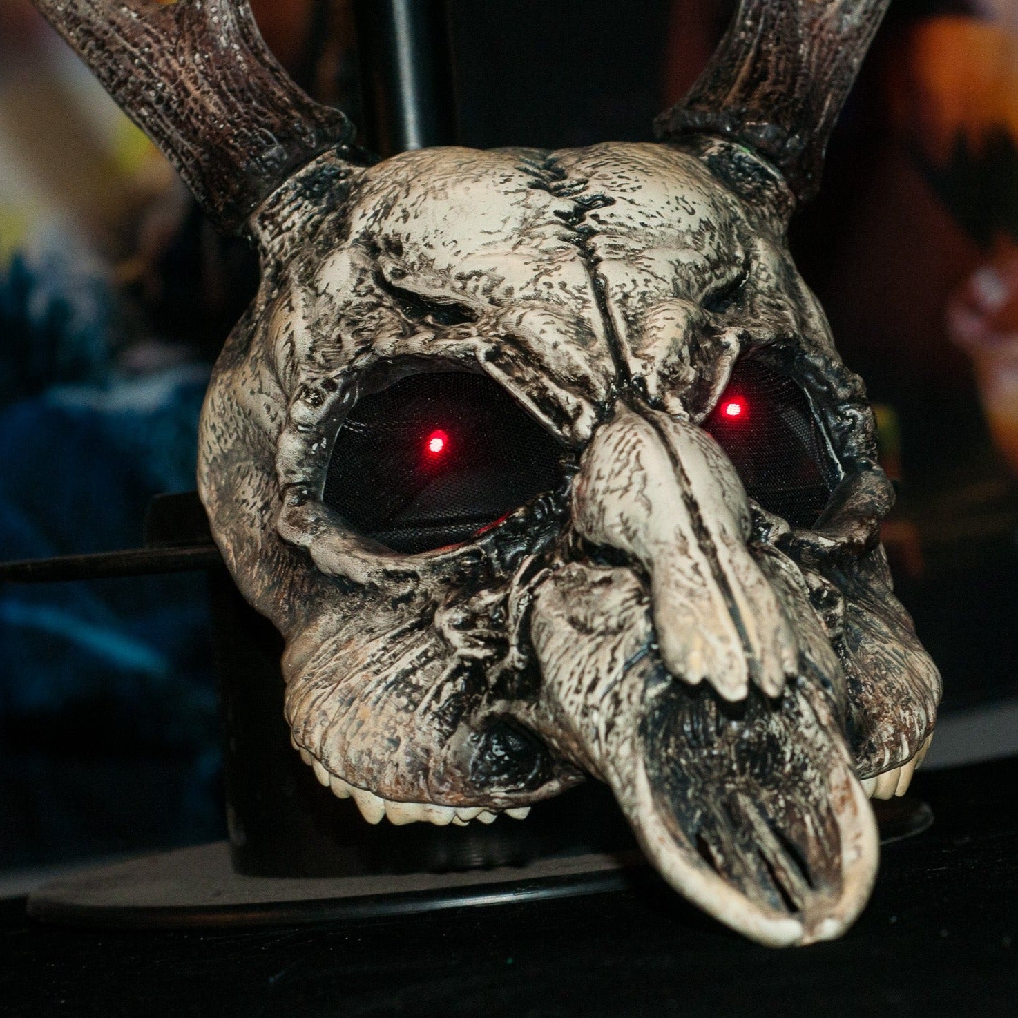 Deer Skull Bloody Mask with Big Horns