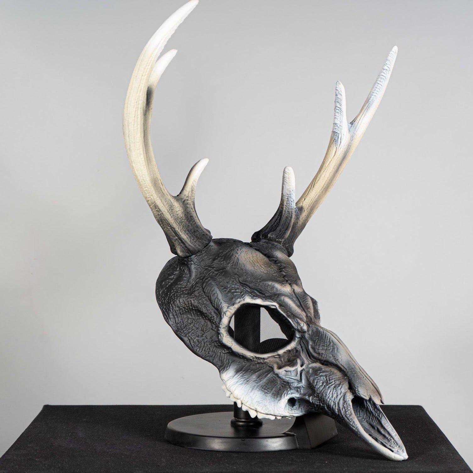 Deer Skull Mask Gray with Horns / Wendigo cosplay mask