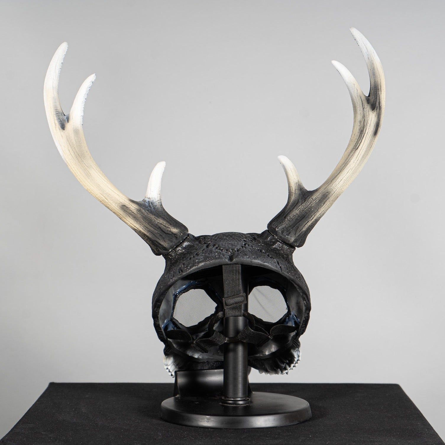 Deer Skull Mask Gray with Horns / Wendigo cosplay mask