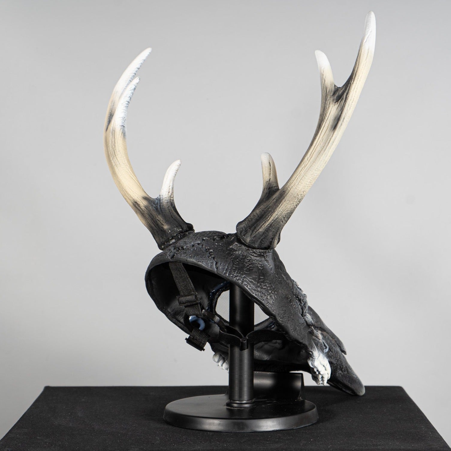 Deer Skull Mask Gray with Horns / Wendigo cosplay mask