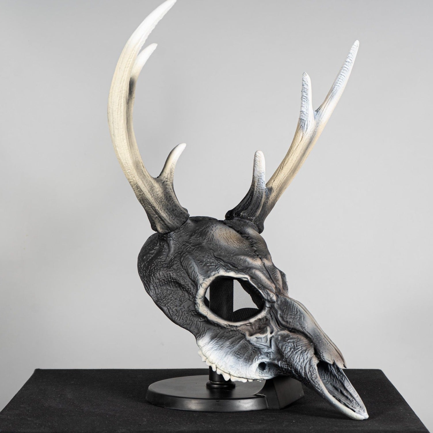 Deer Skull Mask Gray with Horns / Wendigo cosplay mask