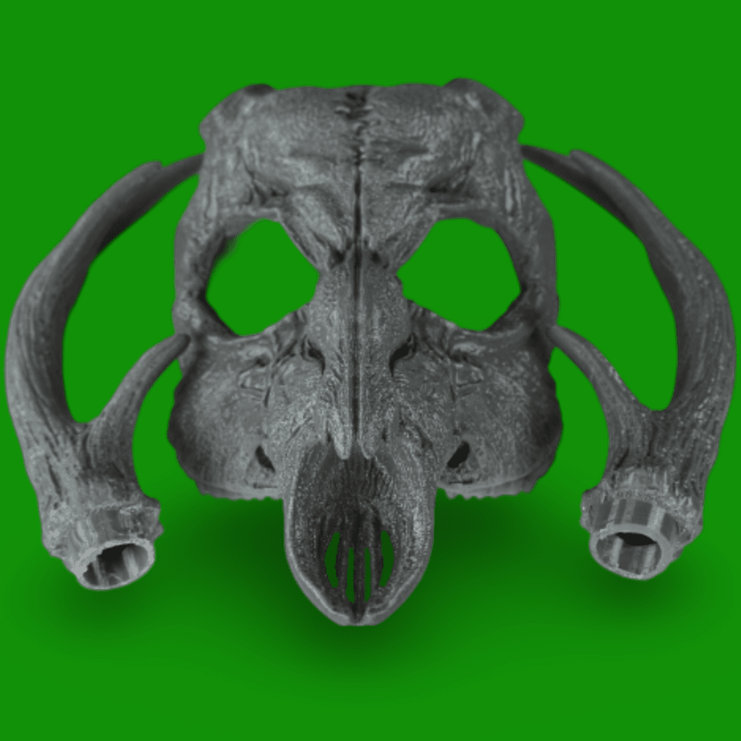 Deer Skull Mask Raw Kit 3D Print