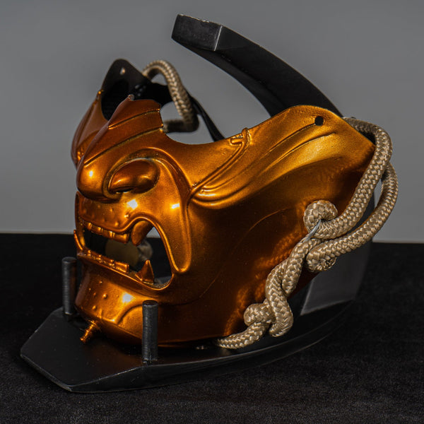 Ghost of Tsushima Mask Gold / Samurai Cosplay Mask / Decorative Japan mask