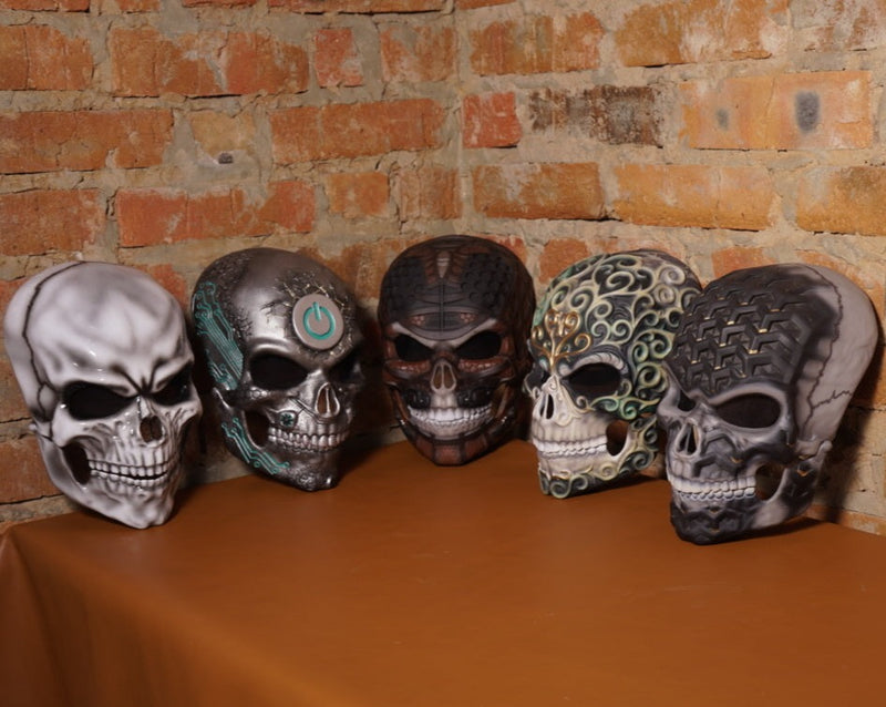 Human Skull Mask Collection / Unique Cosplay Masks for Halloween