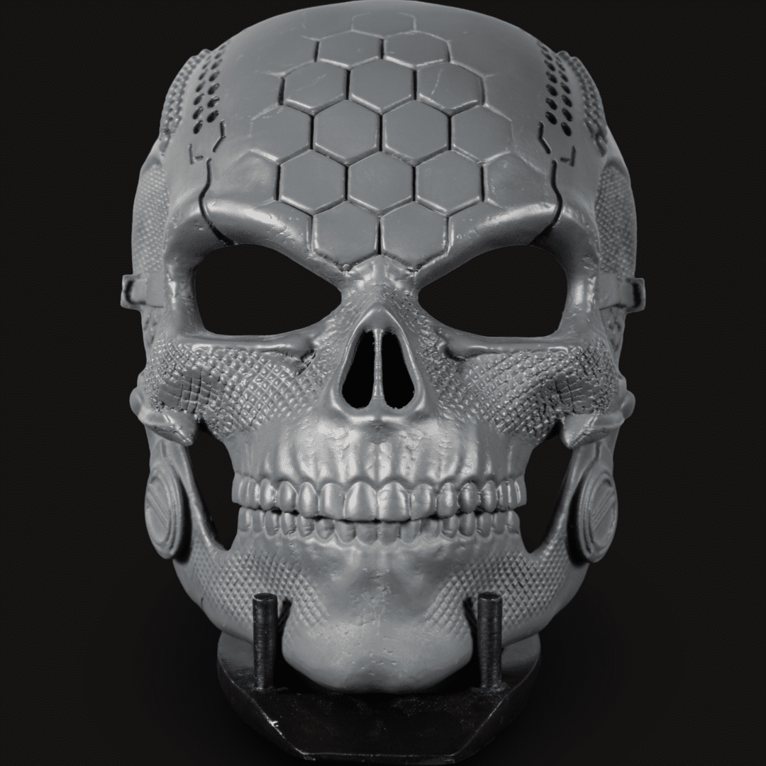 Human Skull Raw Kit 3D Print №2