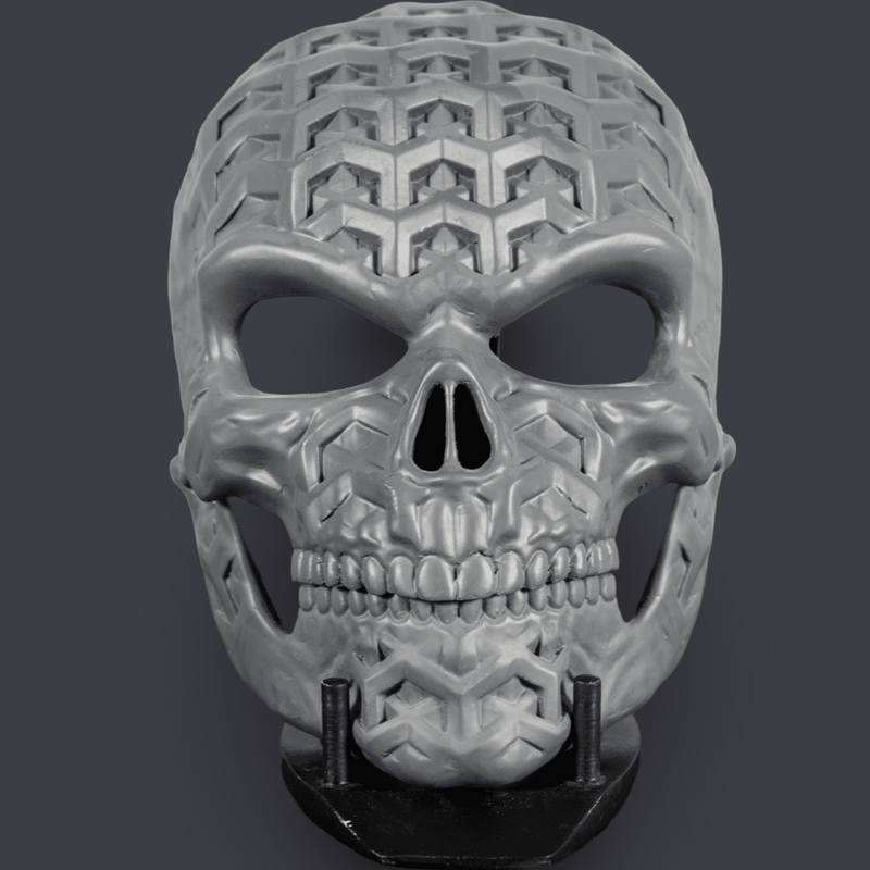 Human Skull Raw Kit 3D Print №4