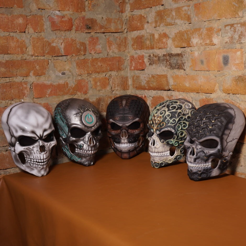 Human Skull Mask Collection / Unique Cosplay Masks for Halloween