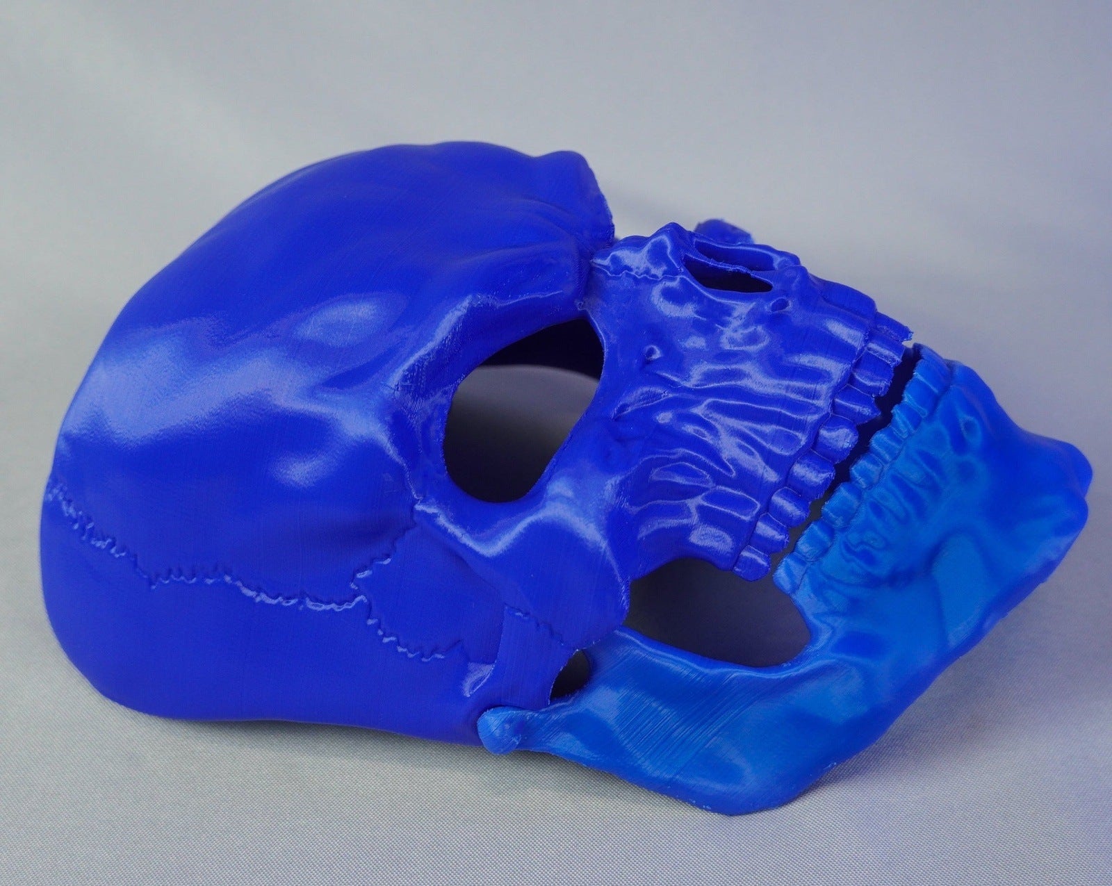 Skull Mask Moving Jaw Raw Kit 3D Print