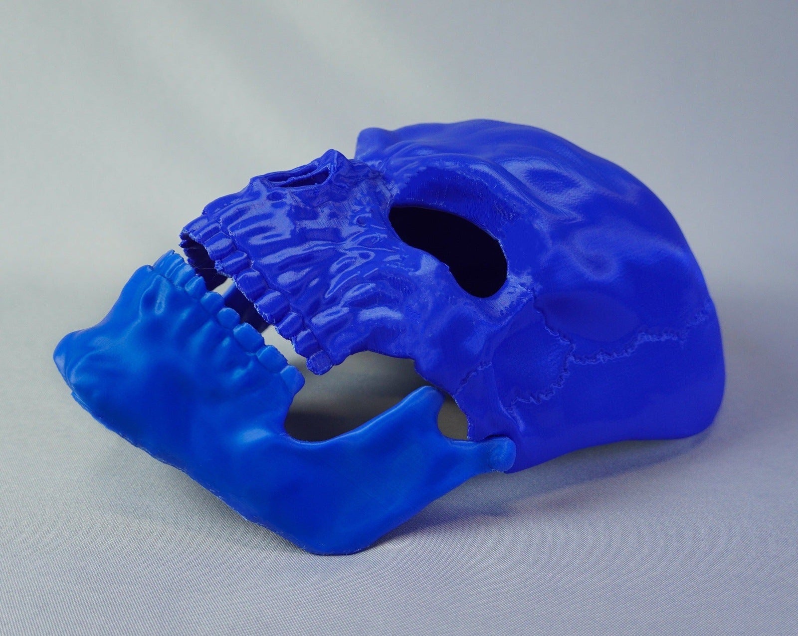 Skull Mask Moving Jaw Raw Kit 3D Print