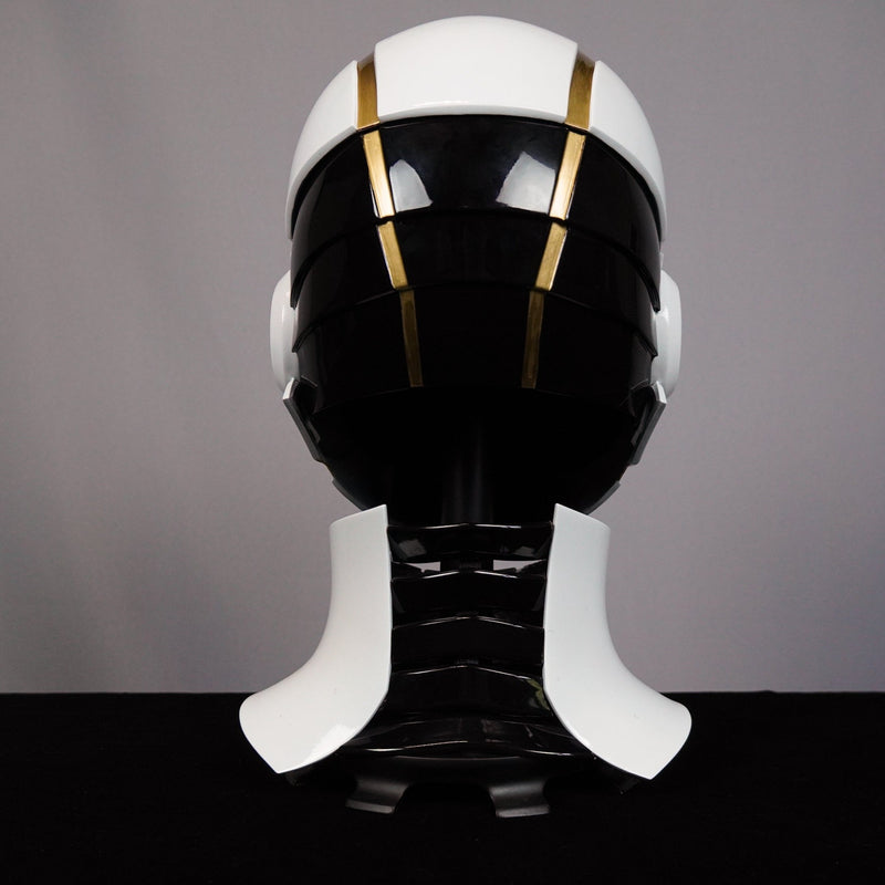 Jedi Helmet White&Gold with Neck