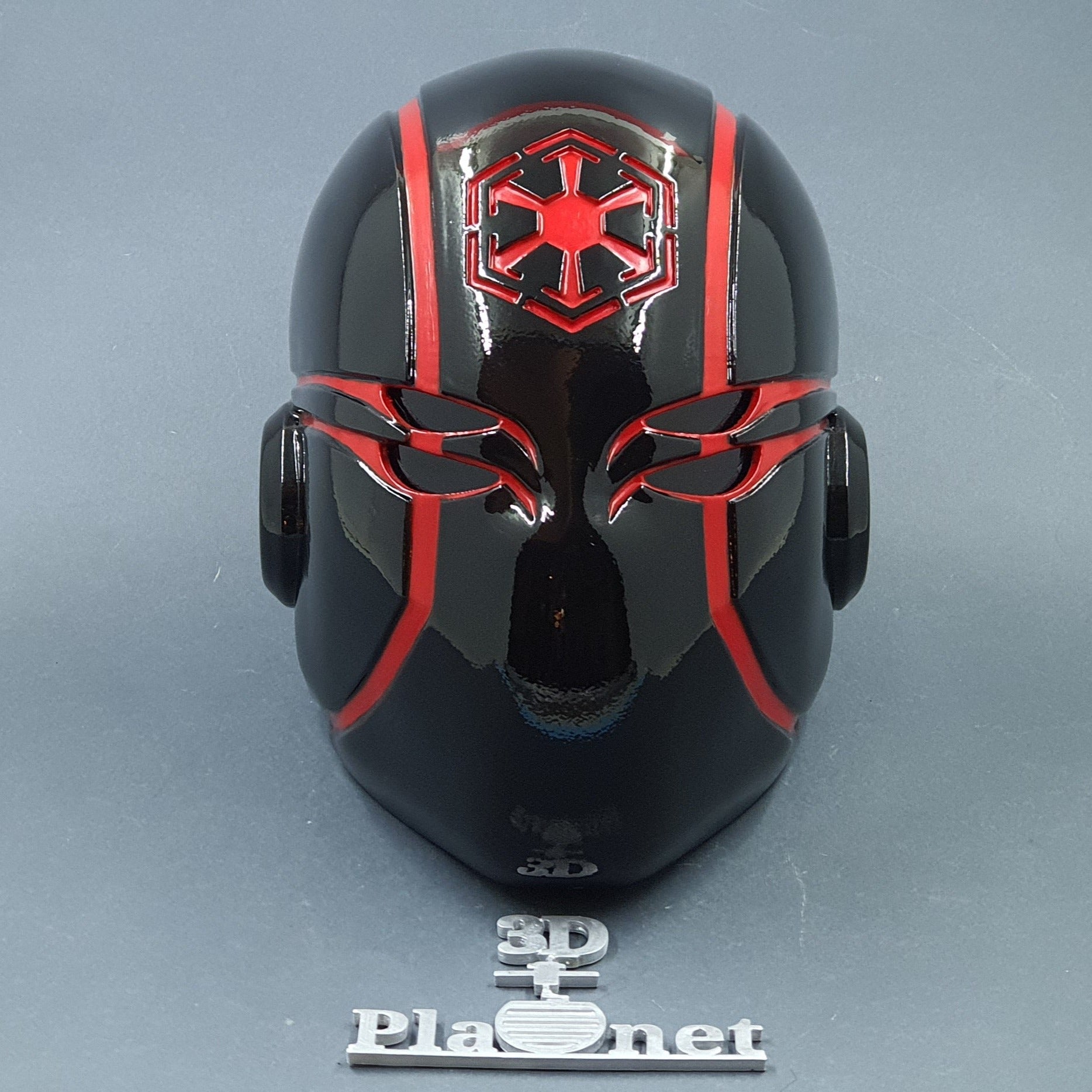 Jedi Helmet Black&Red Temple Guard