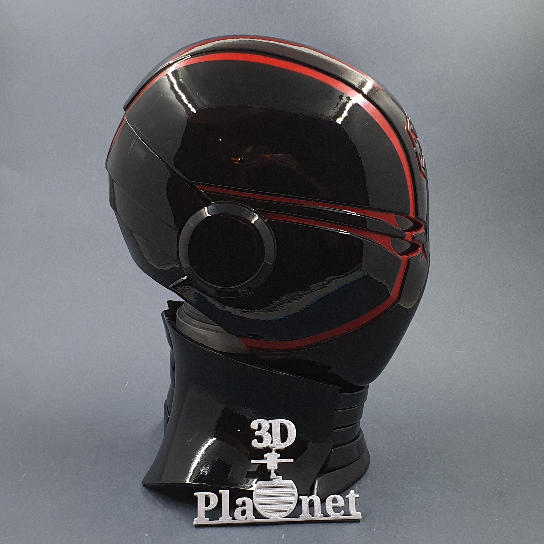 Jedi Helmet Black&Red Temple Guard