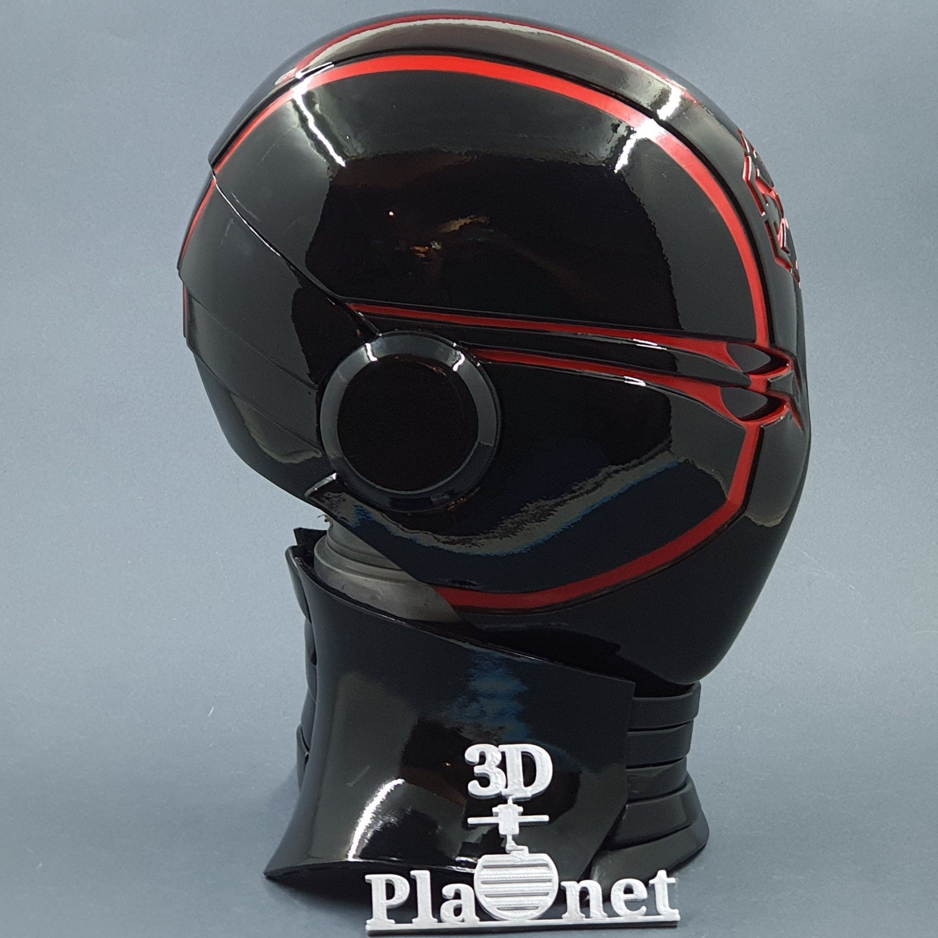 Jedi Helmet Black&Red Temple Guard