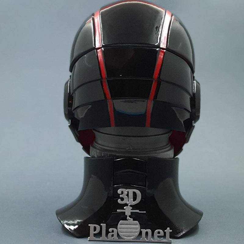 Jedi Helmet Black&Red Temple Guard