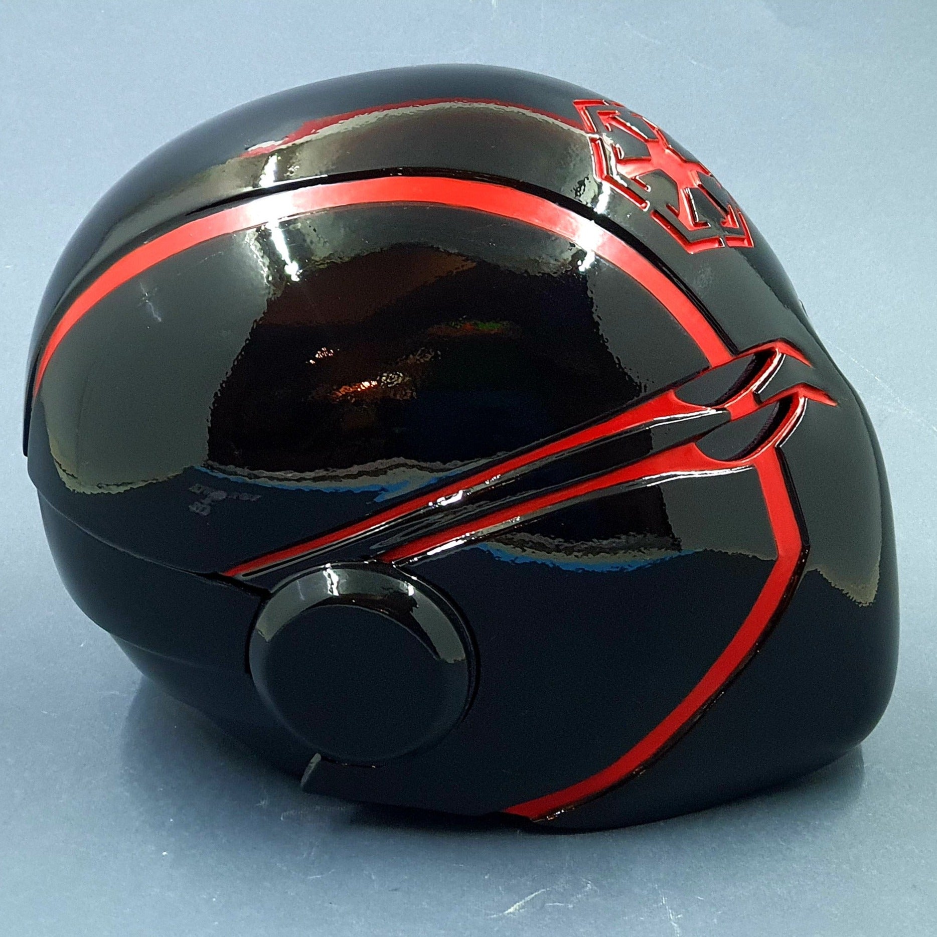 Jedi Helmet Black&Red Temple Guard