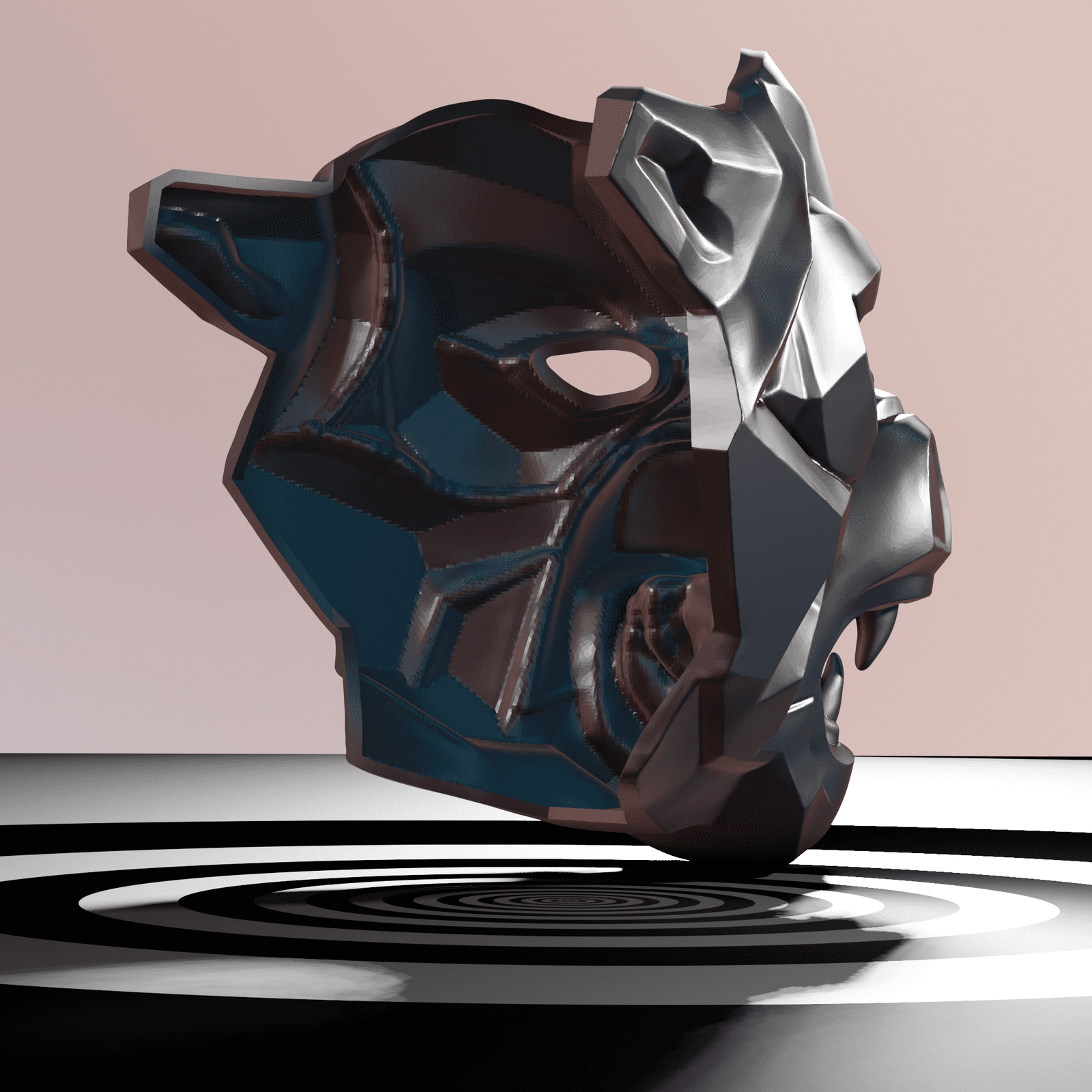 Panther Mask 3D Model STL files