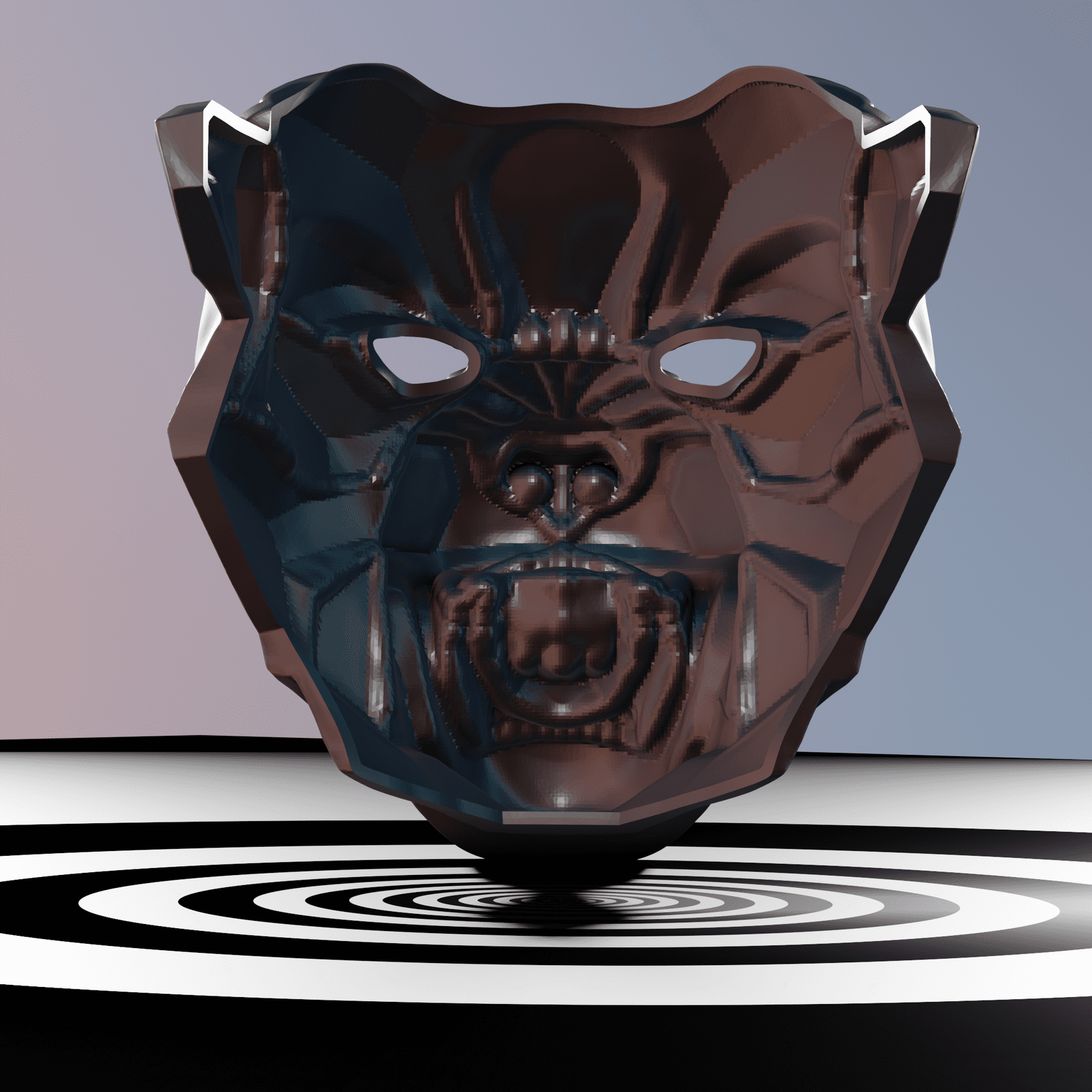 Panther Mask 3D Model STL files