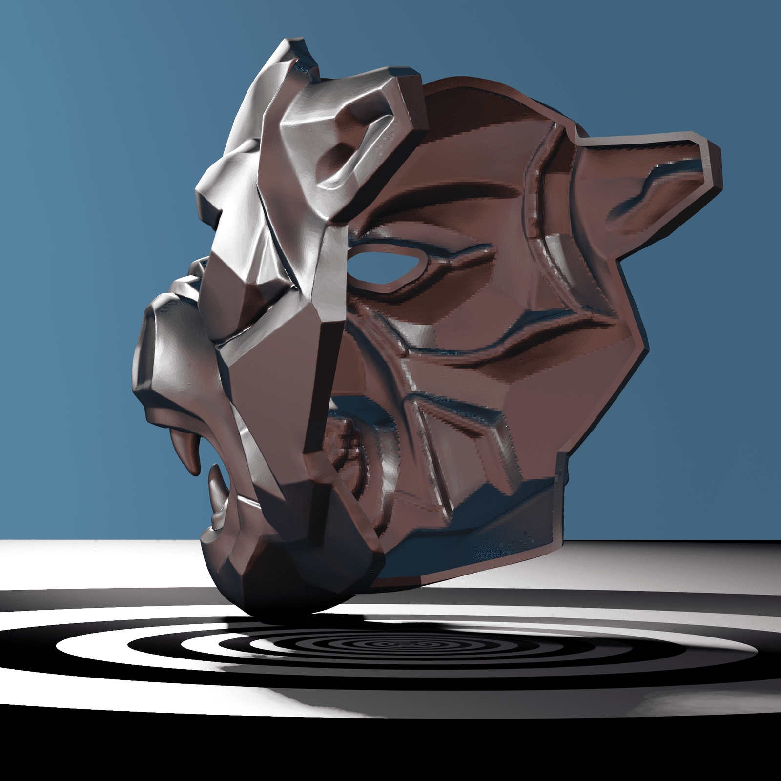 Panther Mask 3D Model STL files