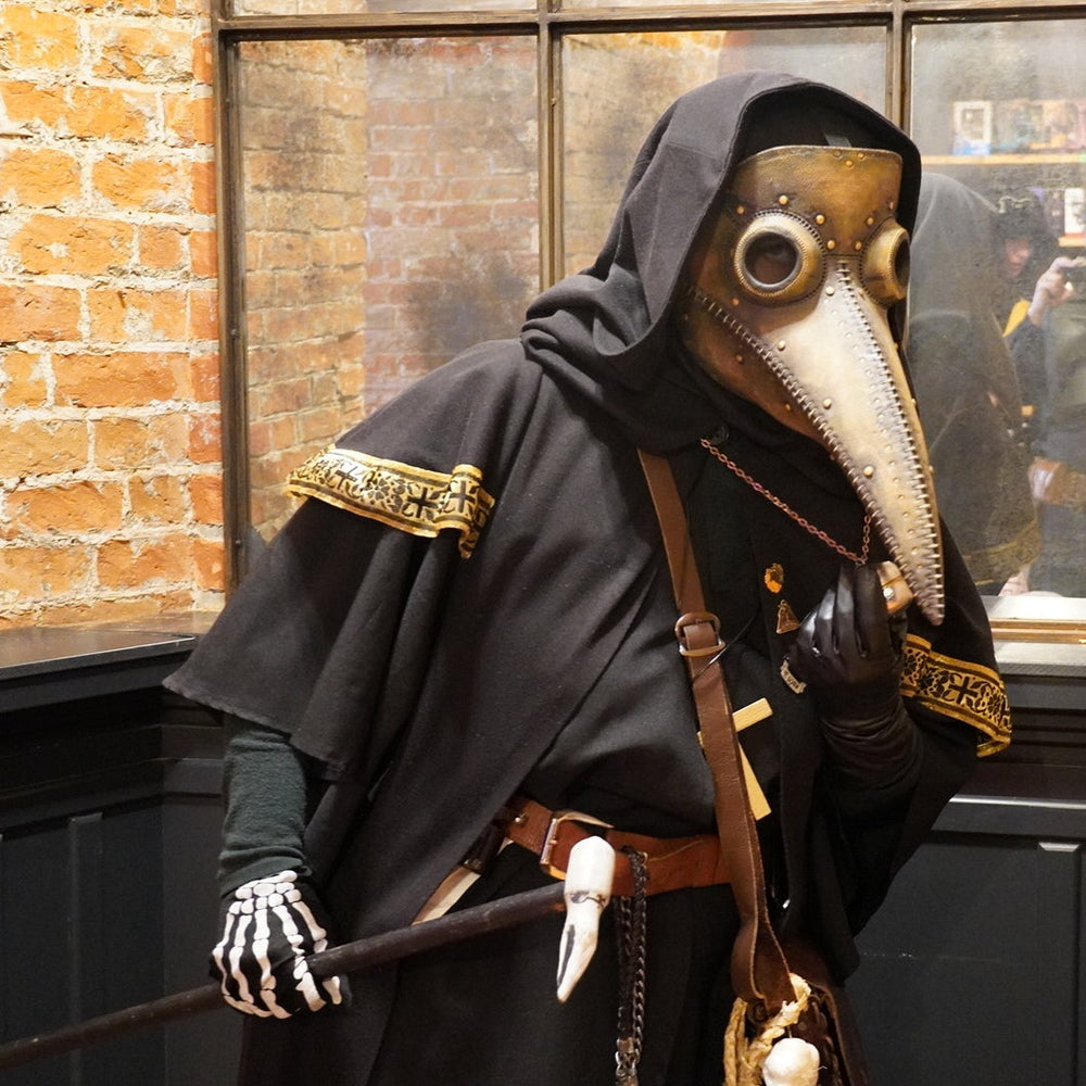 OOAK Handmade Leather popular Plague Doctor Cosplay Mask